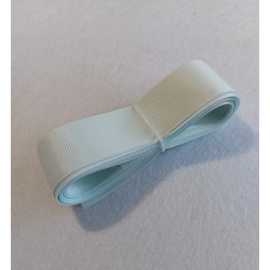 Лента репсовая однотонная 2,5 см цв. бледно-глубой, цена за 3 м